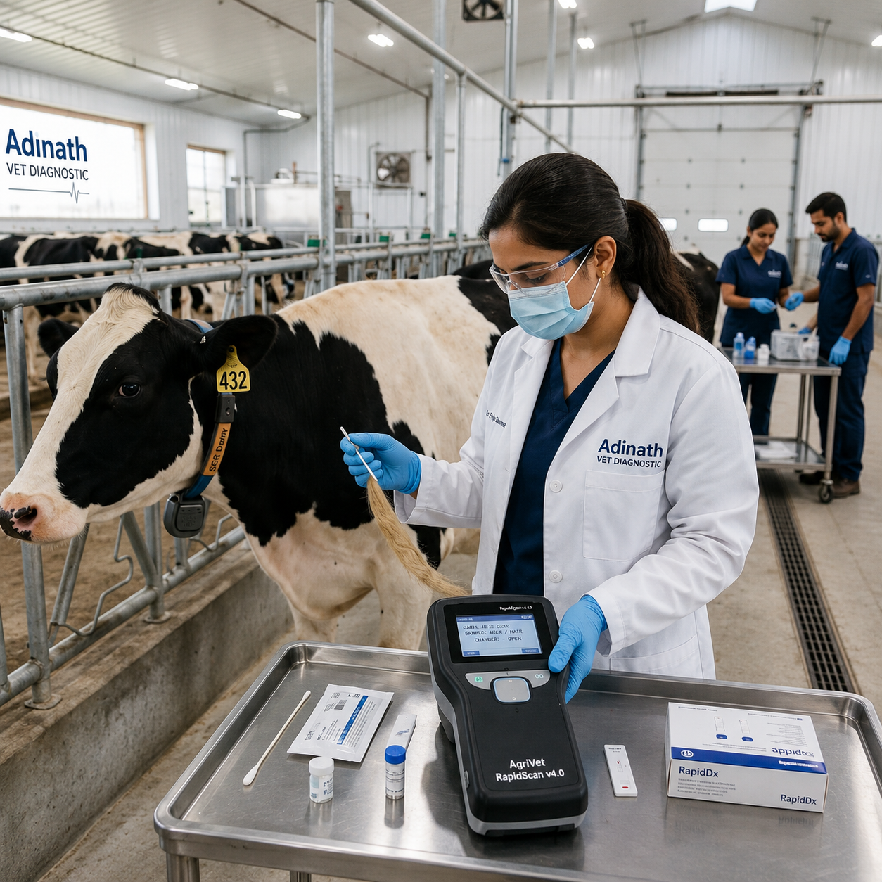 Clinical cattle and livestock disease diagnostics